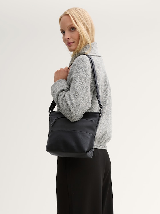 TTNICOLINA M Umhängetasche mit Material-Mix von Women, mixed black