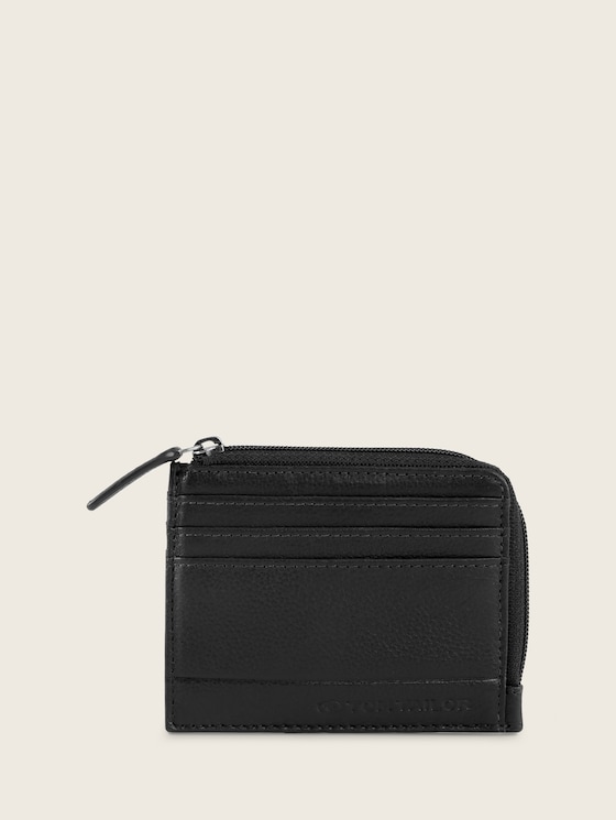 TTBELA Brieftasche aus Leder von Men, schwarz / black