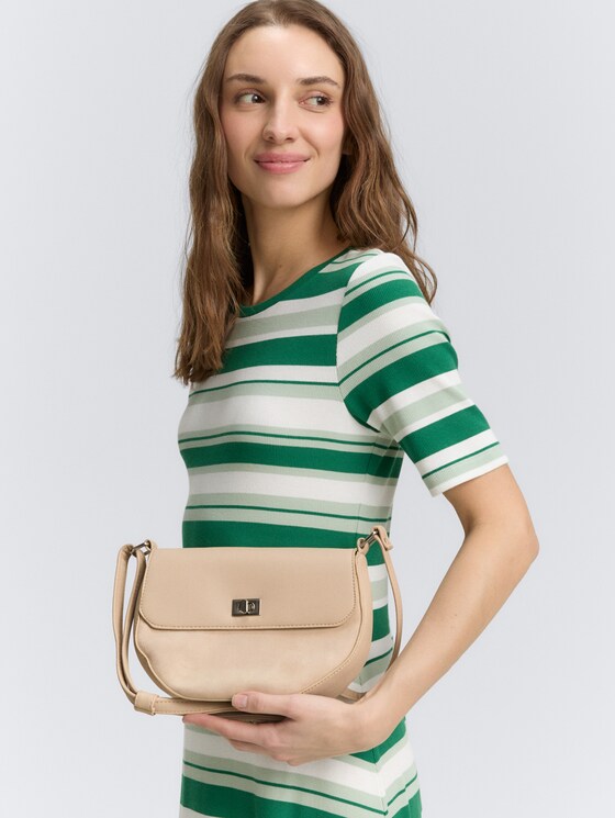 TTTAYA Umhängetasche mit Drehverschluss von Denim Female, beige / beige