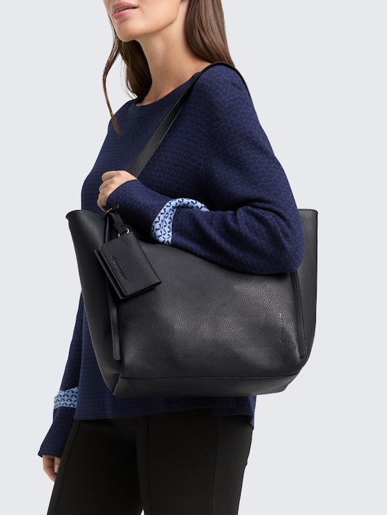 TTAMAREA L shopper met afneembare hangerzak door Women, dark blue