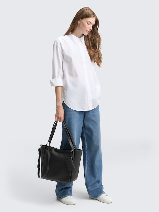 TTAMAREA L Shopper avec sac à pendentif amovible par Women, schwarz / black