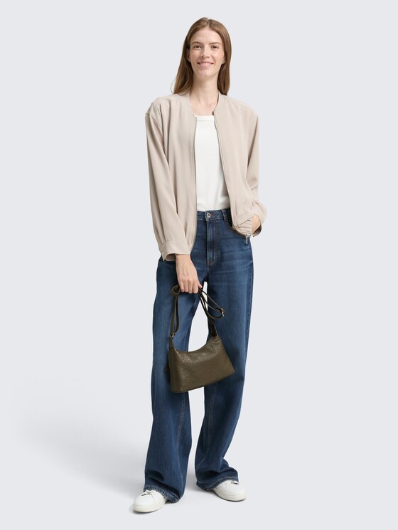 TTEVELINA S Sac à bandoulière en imitation cuir grainé par Women, khaki / khaki