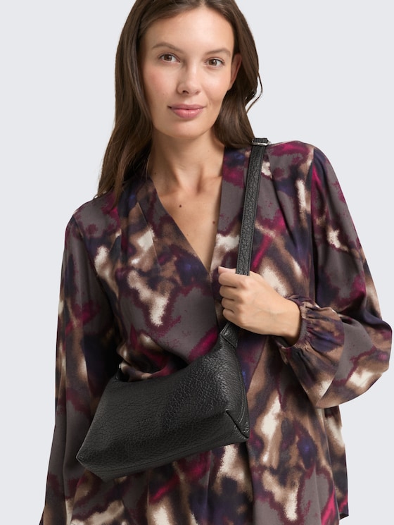 TTEVELINA S Sac à bandoulière en imitation cuir grainé par Women, schwarz / black