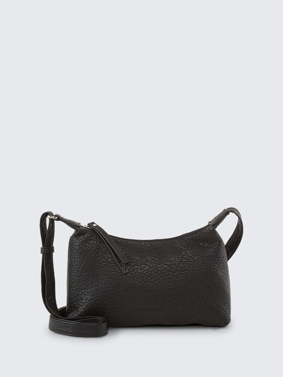 TTEVELINA S schoudertas van generfd imitatieleer door Women, schwarz / black