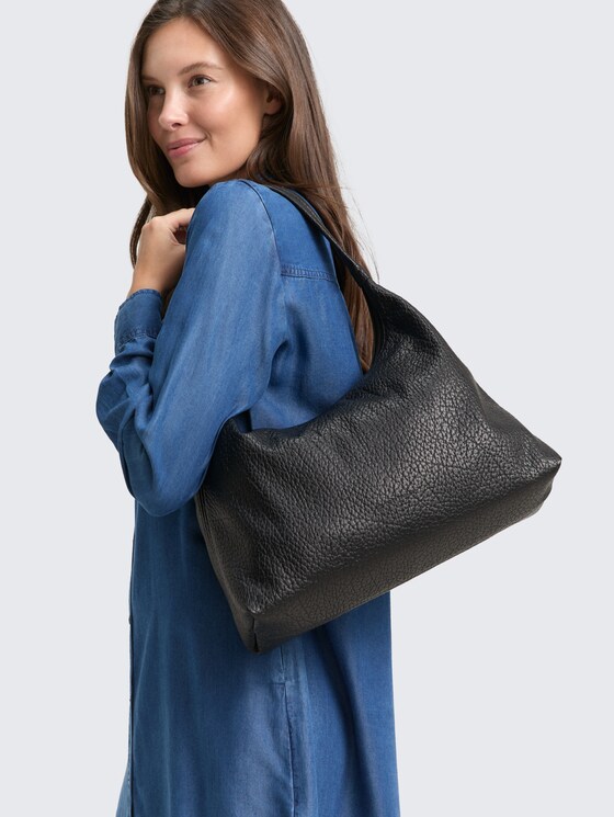 TTEVELINA M Beuteltasche aus Lederimitat von Women, schwarz / black