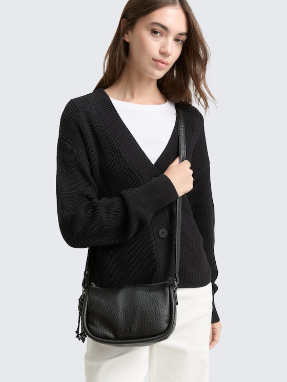 TTFINNA S Sac à bandoulière avec pendentif décoratif par Denim Female, schwarz / black