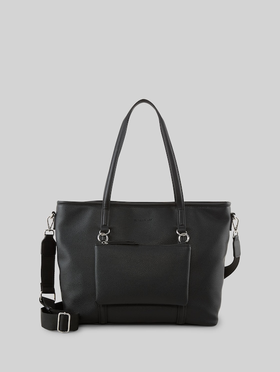 TOM TAILOR Damen Shopper Yuma – Großer Querformat-Beutel Mit Vielen Fächern, 39x11x26,5 Cm