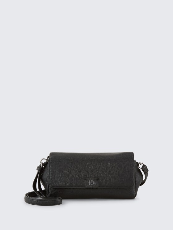 TTMANUELA M Umhängetasche aus Lederimitat von Denim Female, schwarz / black