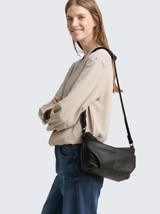 TTMIHA Umhängetasche mit Material-Mix von Women, schwarz / black