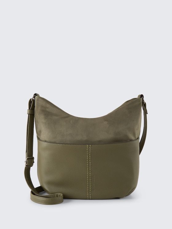 TTMIHA M Umhängetasche mit Material-Mix von Women, khaki / khaki