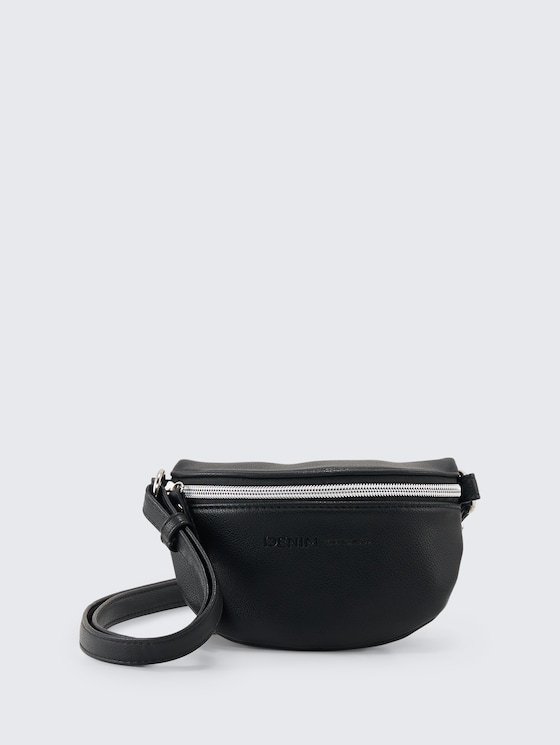 TTROSIE S Sac banane en similicuir par Denim Female, schwarz / black