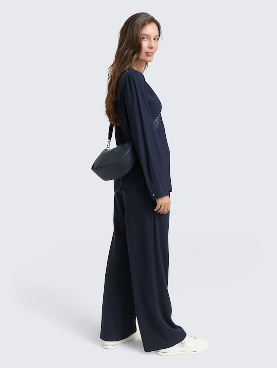 TTTATIANA Umhängetasche mit gemustertem Webriemen von Women, dark blue