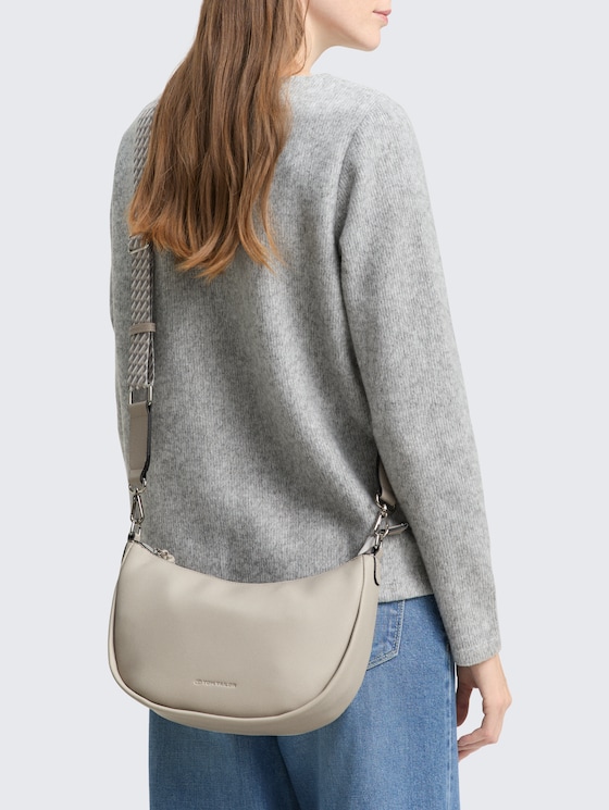 TTTATIANA Umhängetasche mit gemustertem Webriemen von Women, grey