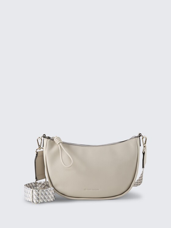 TTTATIANA Umhängetasche mit gemustertem Webriemen von Women, grey