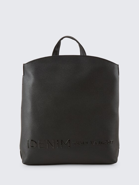 TTZEPHYRA M Rucksack aus Lederimitat von Denim Female, schwarz / black