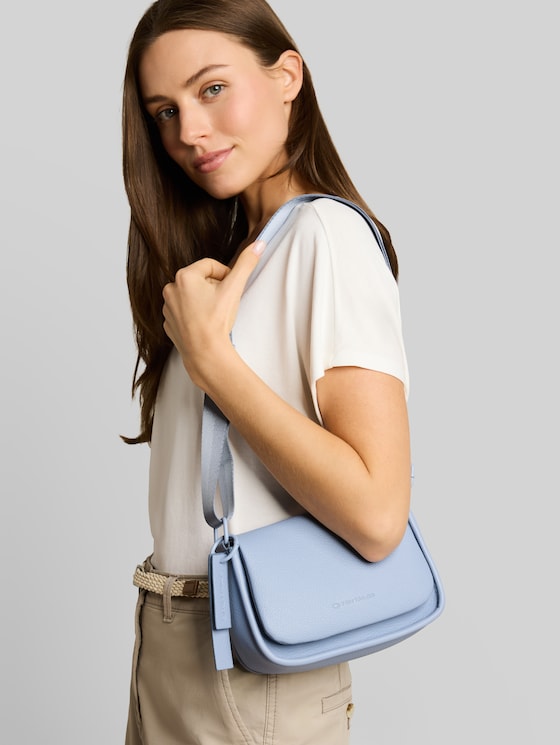 TTSOLENE XS Handtasche mit Umschlag in blau von Tom Tailor