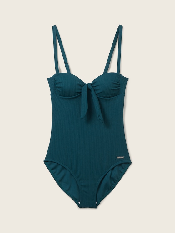 Swimsuit with knot details