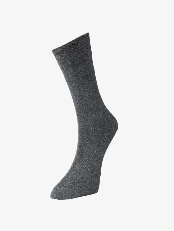 Basic Socken im Doppelpack - Männer - anthracite melange Basic Socken im Doppelpack - Männer - anthracite melange - 7 - TOM TAILOR