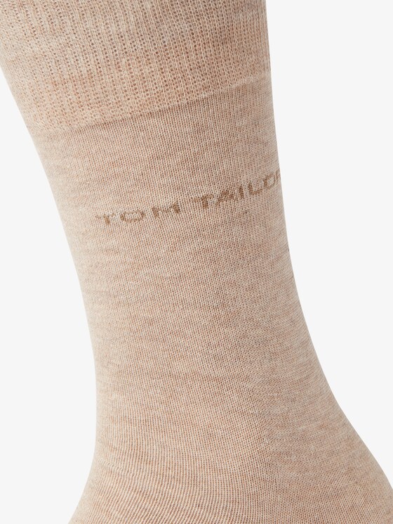 basic sokken in dubbel pak - Mannen - beige basic sokken in dubbel pak - Mannen - beige - 9 - TOM TAILOR