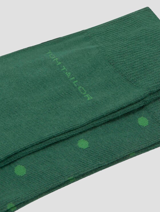 Gepunktete Socken im Doppelpack - Männer - dark green Gepunktete Socken im Doppelpack - Männer - dark green - 9 - TOM TAILOR