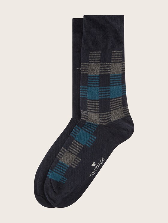 Three-pack with basic socks in winter colours - Men - dark navy Three-pack with basic socks in winter colours - Men - dark navy - 7 - TOM TAILOR