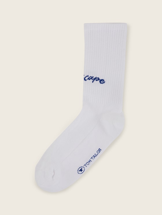 Basic Socken von Unisex, white