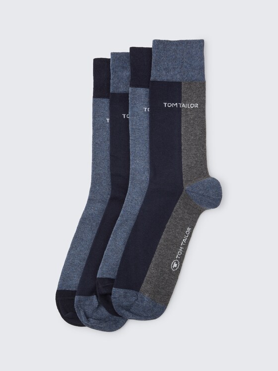 Socken im 4er-Pack von Men, dark navy