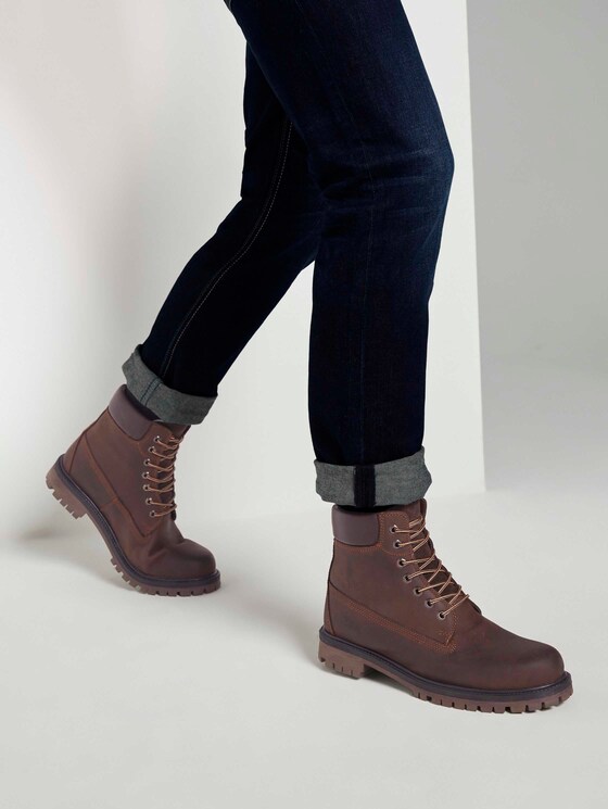 Lace-Up Laarzen - Mannen - espresso Lace-Up Laarzen - Mannen - espresso - 5 - TOM TAILOR