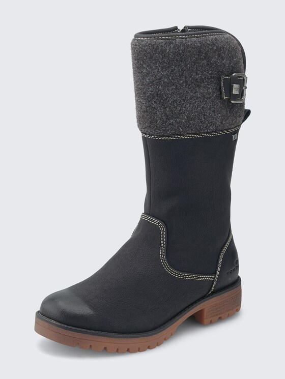 Gefütterter Winterstiefel - Frauen - black-coal Gefütterter Winterstiefel - Frauen - black-coal - 10 - TOM TAILOR