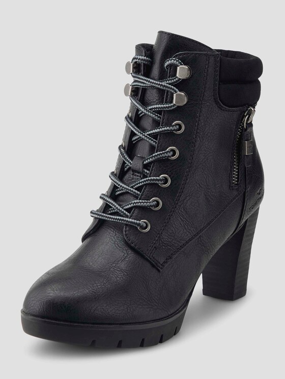 Absatzstiefelette mit Schnürung - Frauen - black Absatzstiefelette mit Schnürung - Frauen - black - 10 - TOM TAILOR