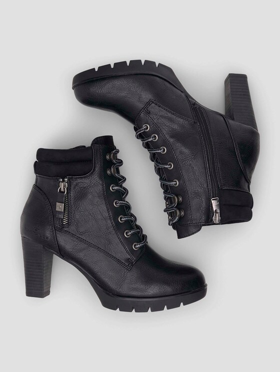Absatzstiefelette mit Schnürung - Frauen - black Absatzstiefelette mit Schnürung - Frauen - black - 13 - TOM TAILOR