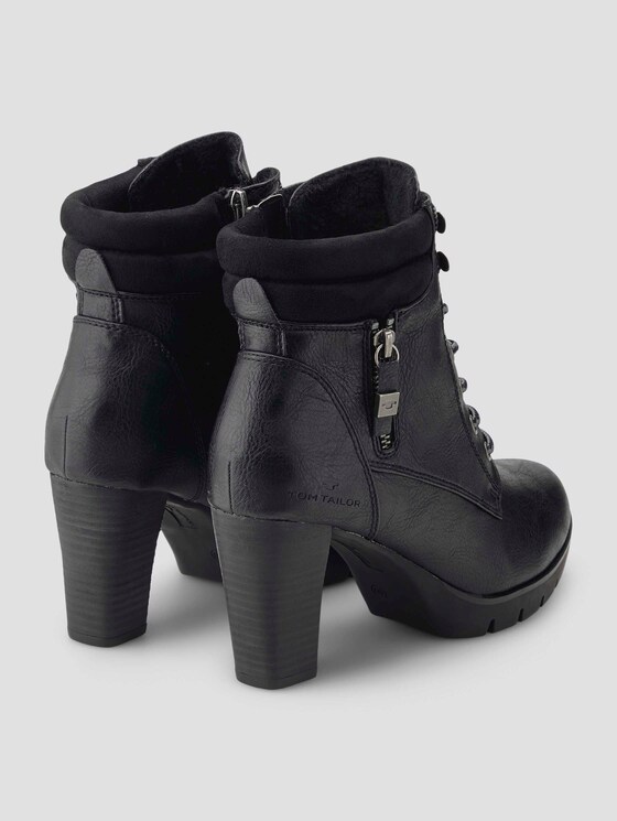Absatzstiefelette mit Schnürung - Frauen - black Absatzstiefelette mit Schnürung - Frauen - black - 8 - TOM TAILOR