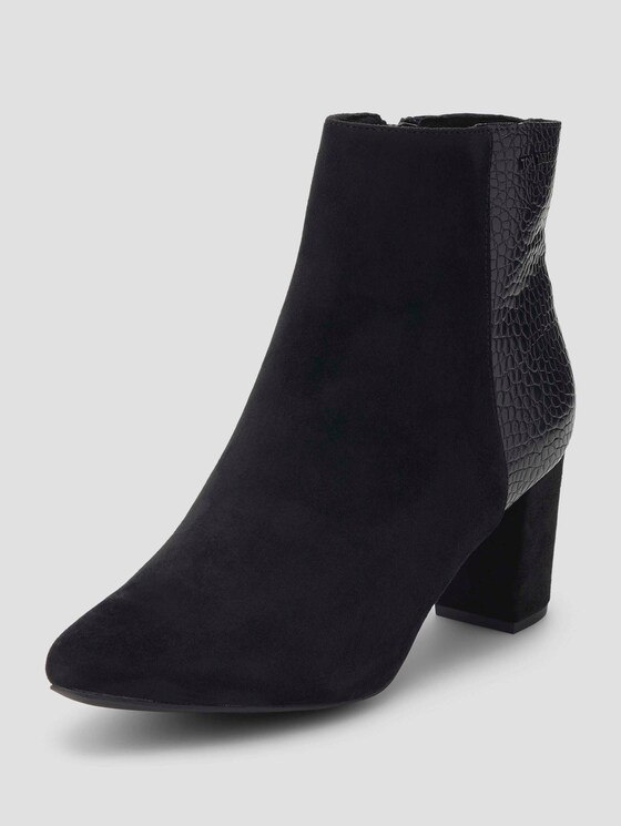 Ankle Boots mit Lederprägung - Frauen - black Ankle Boots mit Lederprägung - Frauen - black - 10 - TOM TAILOR