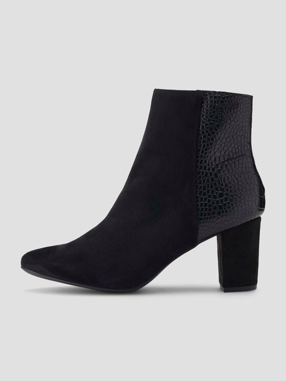 Ankle Boots mit Lederprägung - Frauen - black Ankle Boots mit Lederprägung - Frauen - black - 7 - TOM TAILOR