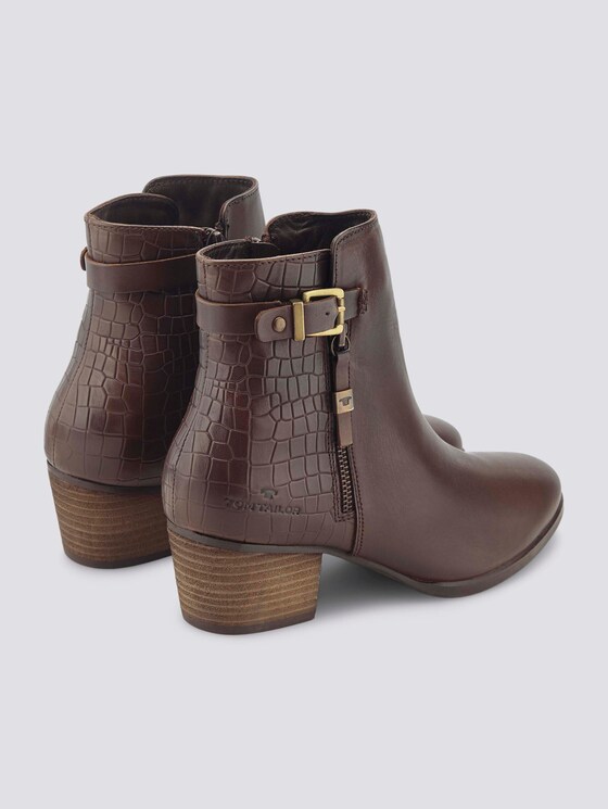 Stiefelette aus Leder - Frauen - whisky Stiefelette aus Leder - Frauen - whisky - 8 - TOM TAILOR