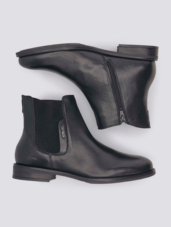 Chelsea Boots aus Echtleder - Frauen - black Chelsea Boots aus Echtleder - Frauen - black - 13 - TOM TAILOR