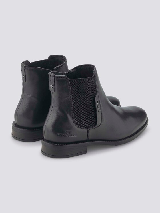 Chelsea Boots aus Echtleder - Frauen - black Chelsea Boots aus Echtleder - Frauen - black - 8 - TOM TAILOR