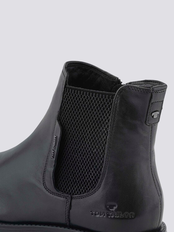 Chelsea Boots aus Echtleder - Frauen - black Chelsea Boots aus Echtleder - Frauen - black - 9 - TOM TAILOR