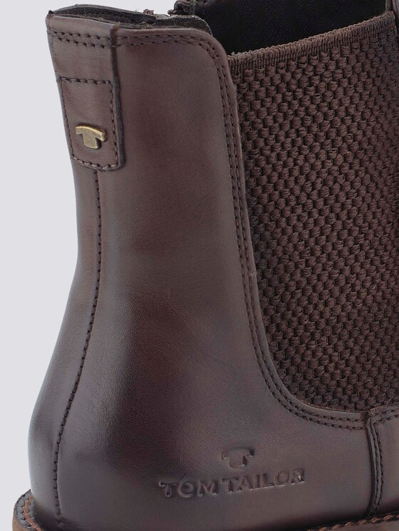 Chelsea Boots aus Echtleder - Frauen - whisky Chelsea Boots aus Echtleder - Frauen - whisky - 9 - TOM TAILOR