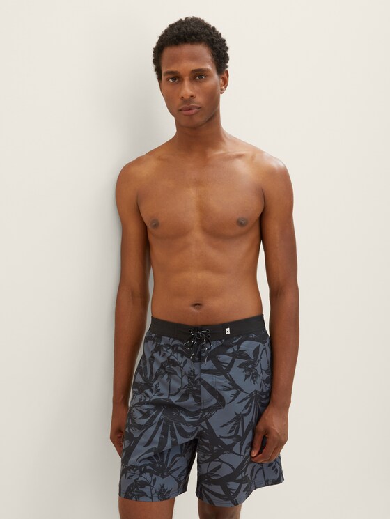 swimming trunks with a print