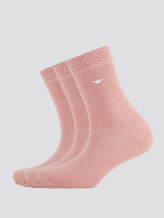 Socken im Dreierpack - unisex - nostalgie rose Socken im Dreierpack - unisex - nostalgie rose - 7 - TOM TAILOR