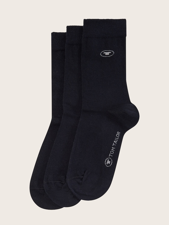 Socken im Dreierpack - unisex - dark navy Socken im Dreierpack - unisex - dark navy - 7 - TOM TAILOR