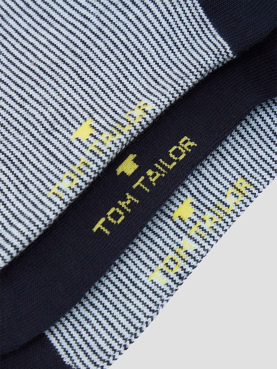 Gemusterte Socken im Dreierpack - unisex - dark navy Gemusterte Socken im Dreierpack - unisex - dark navy - 9 - TOM TAILOR