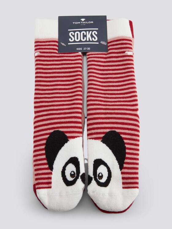 Socken mit Pandamotiv im Doppelpack - unisex - college red Socken mit Pandamotiv im Doppelpack - unisex - college red - 15 - TOM TAILOR