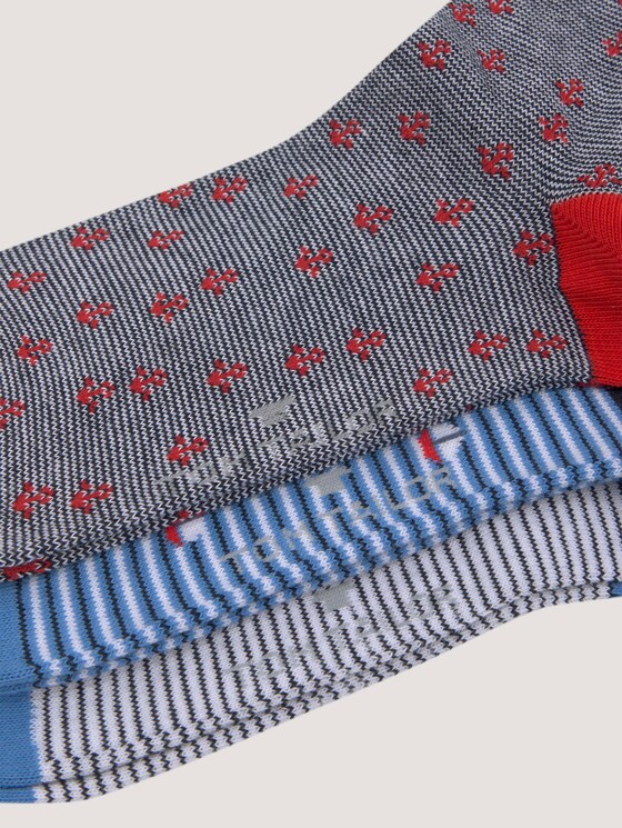 Marine Socken im Dreierpack - unisex - dark navy Marine Socken im Dreierpack - unisex - dark navy - 9 - TOM TAILOR