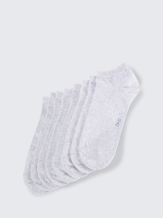 Sneakersocken im 8er-Pack von Unisex, silver grey