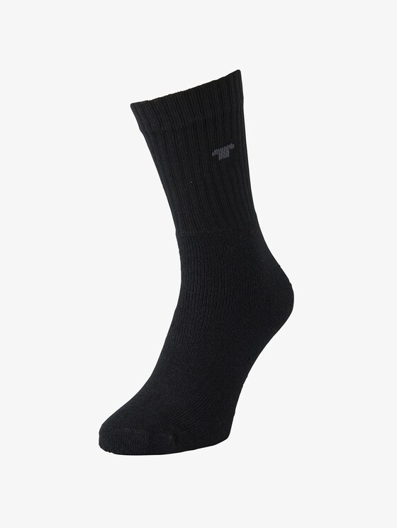 Tennis-Socken im Dreierpack - Männer - black Tennis-Socken im Dreierpack - Männer - black - 1 - TOM TAILOR