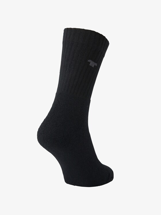 Tennis-Socken im Dreierpack - Männer - black Tennis-Socken im Dreierpack - Männer - black - 2 - TOM TAILOR