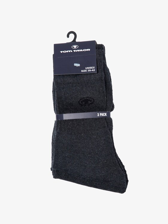 Tennis-Socken im Dreierpack - Männer - anthracite melange Tennis-Socken im Dreierpack - Männer - anthracite melange - 15 - TOM TAILOR