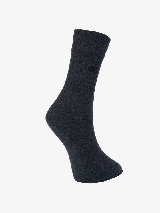 Tennis-Socken im Dreierpack - Männer - anthracite melange Tennis-Socken im Dreierpack - Männer - anthracite melange - 2 - TOM TAILOR